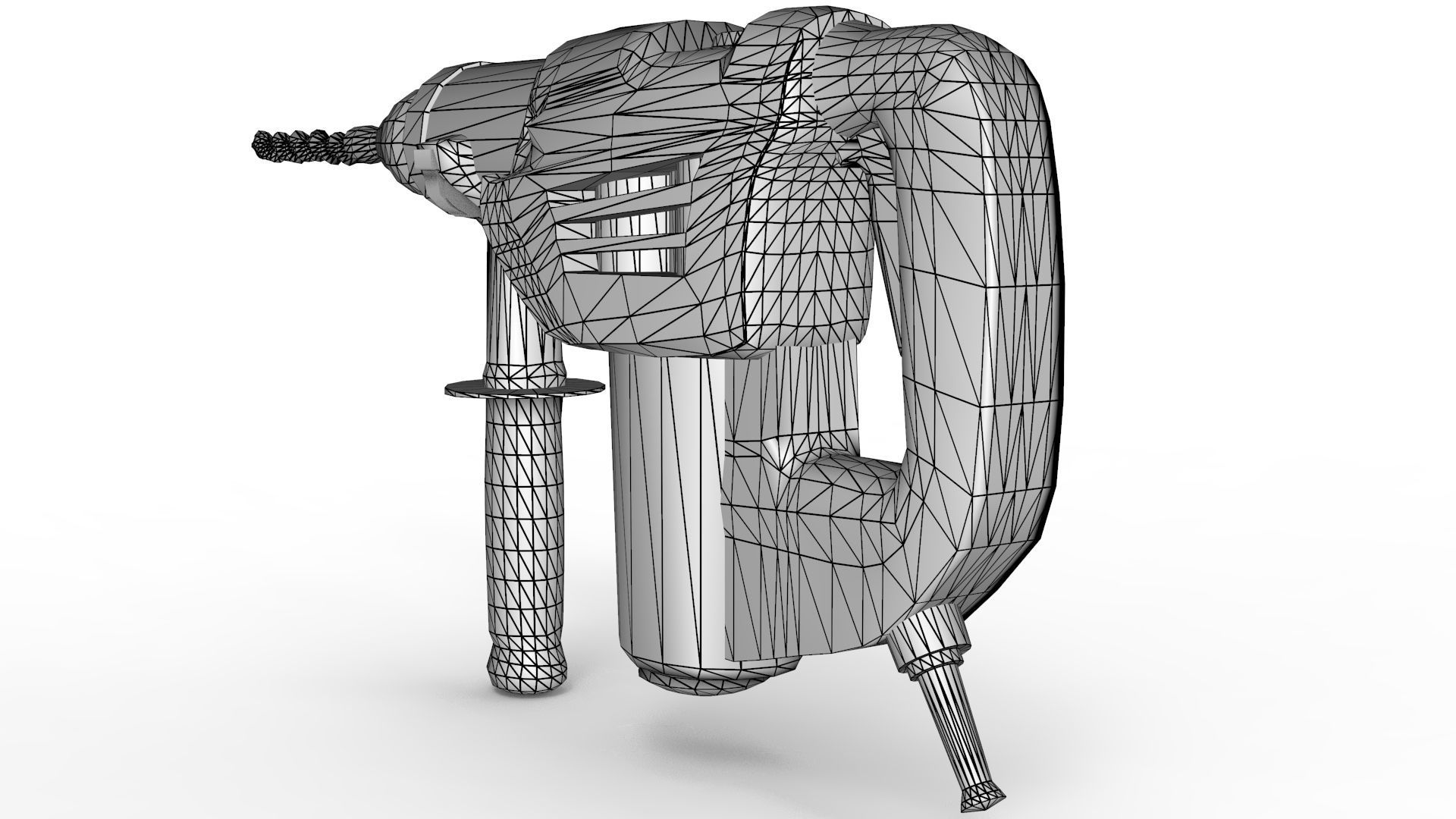 Bosch Drill 3D model_15