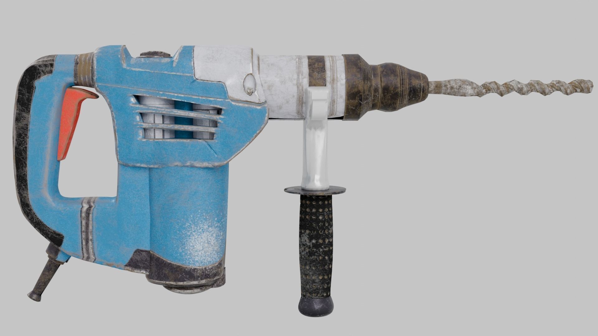 Bosch Drill 3D model_1