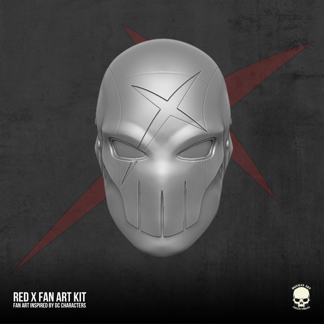 Red X fan art KIT 3D Printable Sculpt For Action Figures 3D print model_14