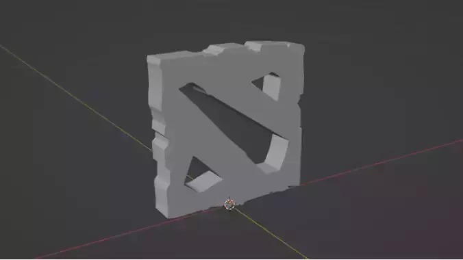 Dota2 Logo 3D print model