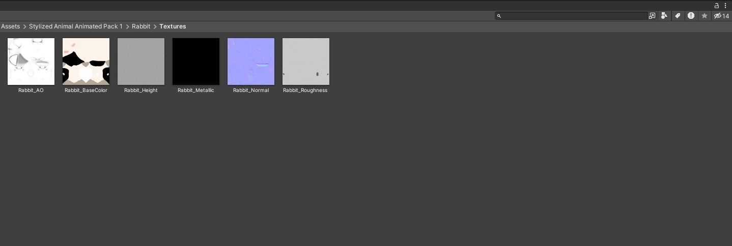 Stylized Rabbit Animated v001 Low-poly 3D model_6
