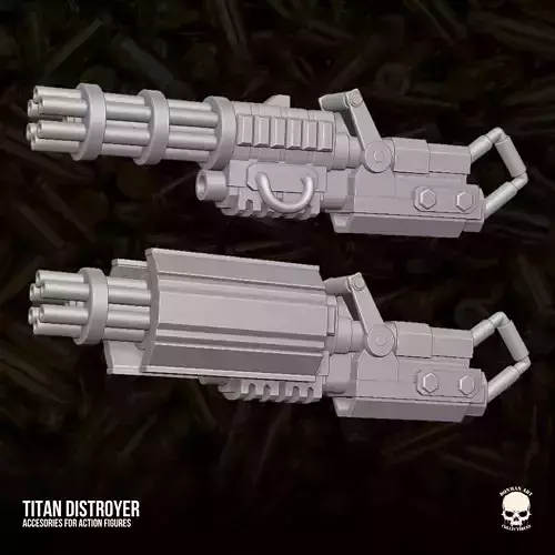 Titan Destroyer accessory 3D printable files for Action Figures