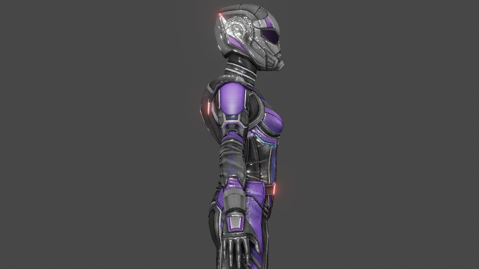 Stinger Low-poly 3D model_3