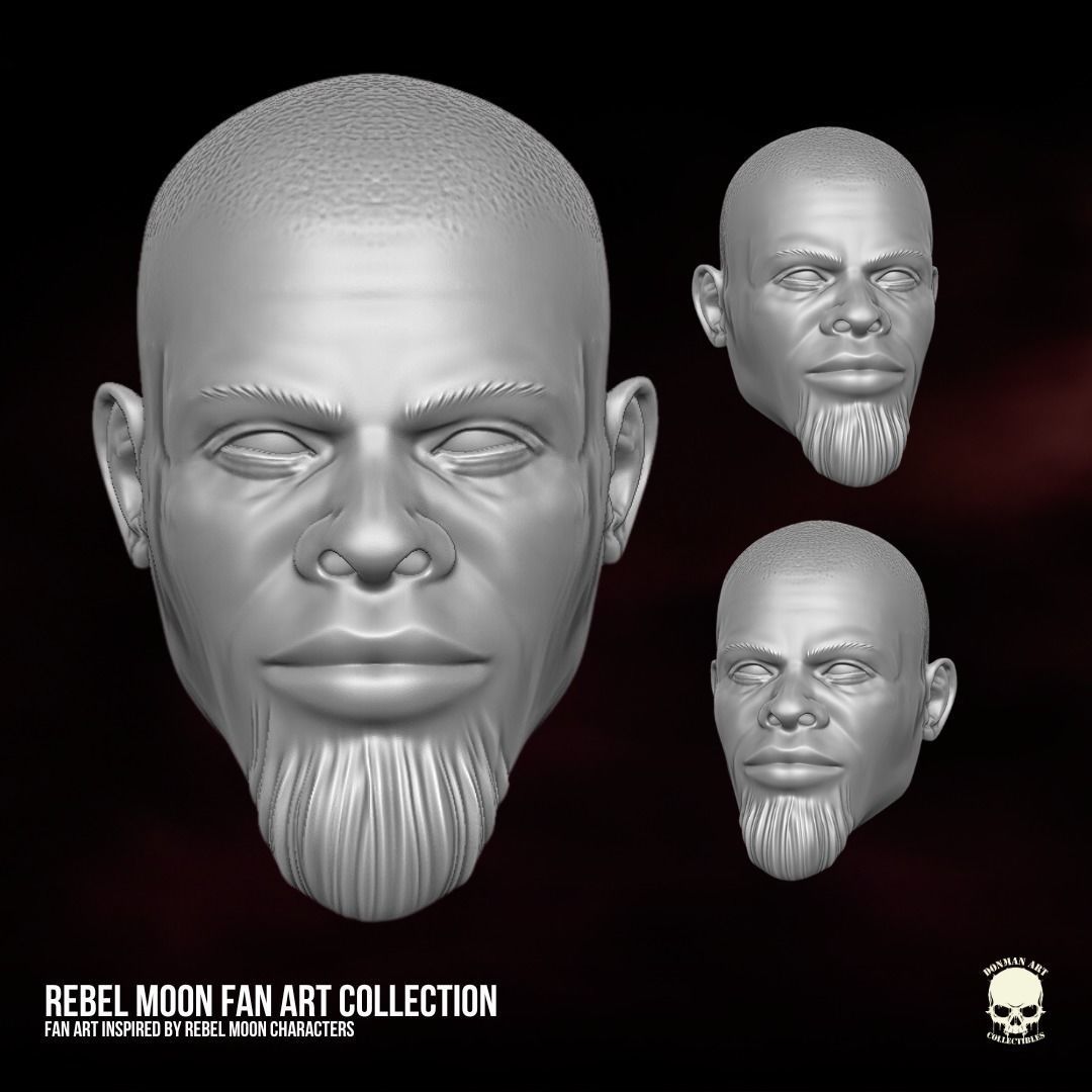 Rebel Moon Fan Art set 3D printable file for action figures 3D print model_12