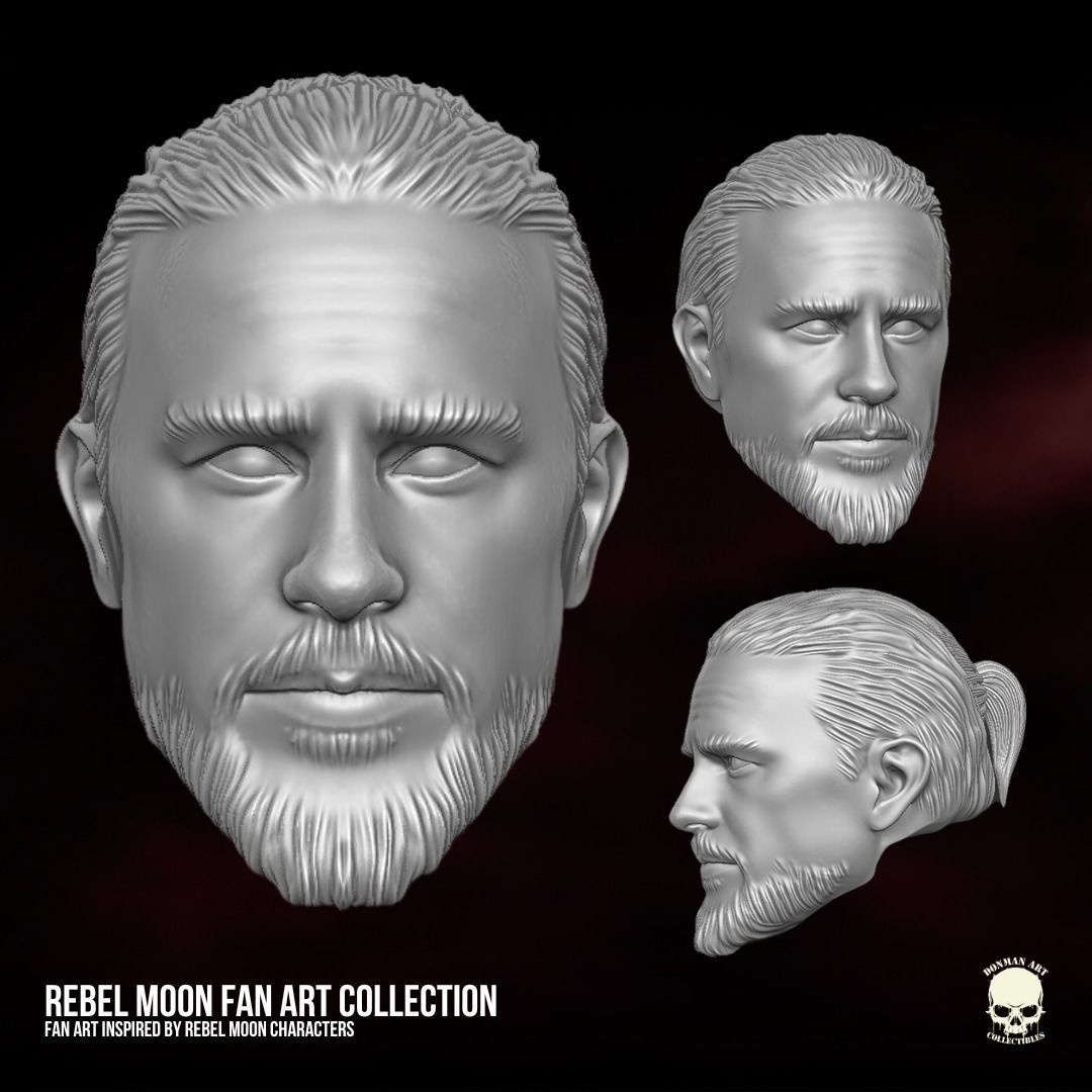 Rebel Moon Fan Art set 3D printable file for action figures 3D print model_13