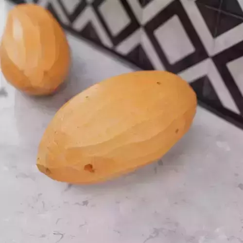 Peeled sweet potato - Photoscan Low-poly 3D model