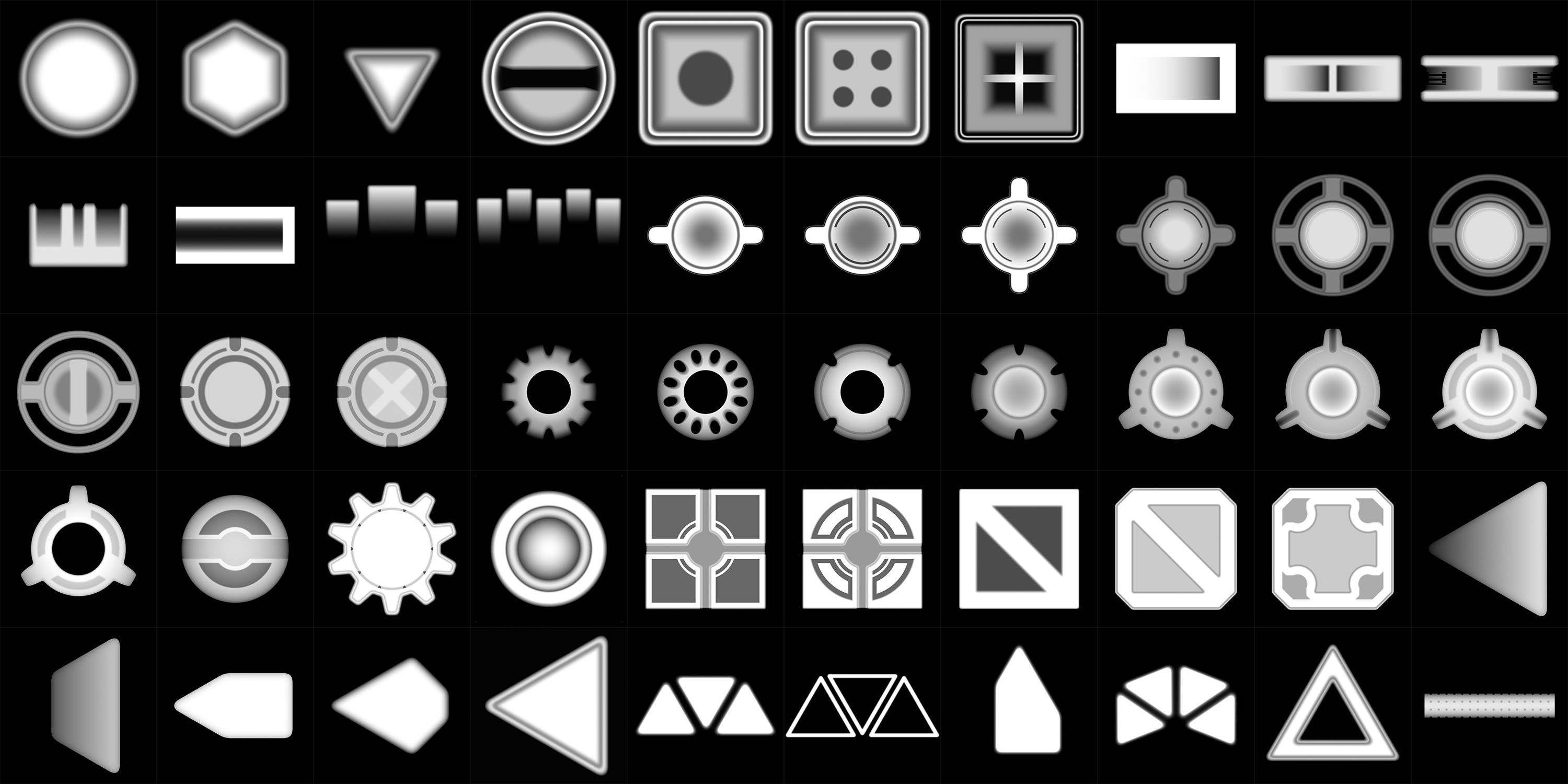 Hard-Surface Alphas  Vol1 Texture_4