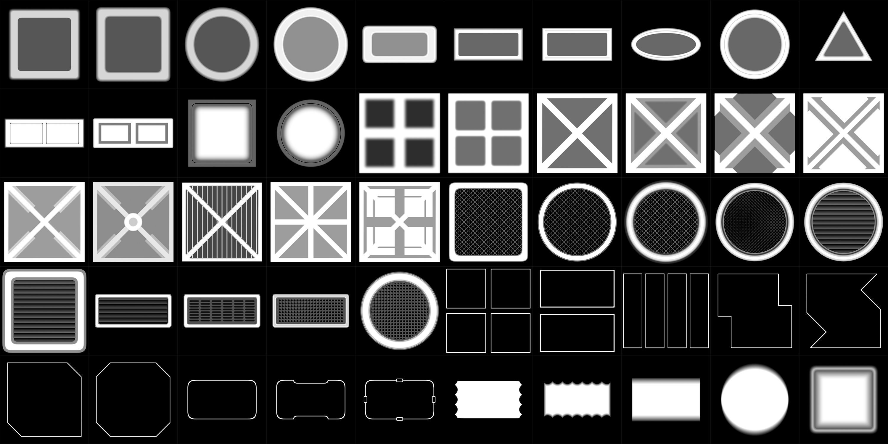 Hard-Surface Alphas  Vol1 Texture_5