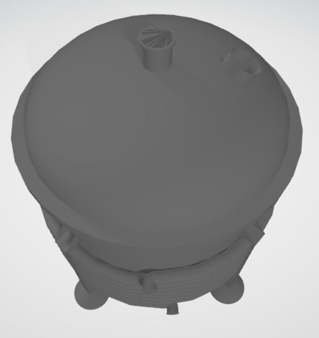 Reactor CSTR RATB Tank free 3D model | CGTrader