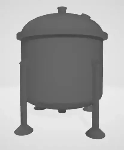 Reactor CSTR RATB Tank Free 3D model
