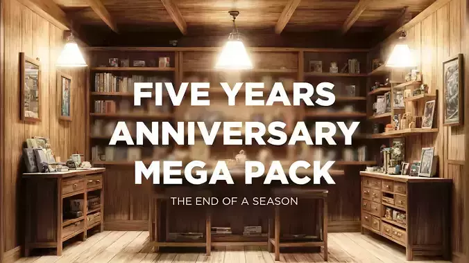 Five Years Anniversary 3D Model Collection