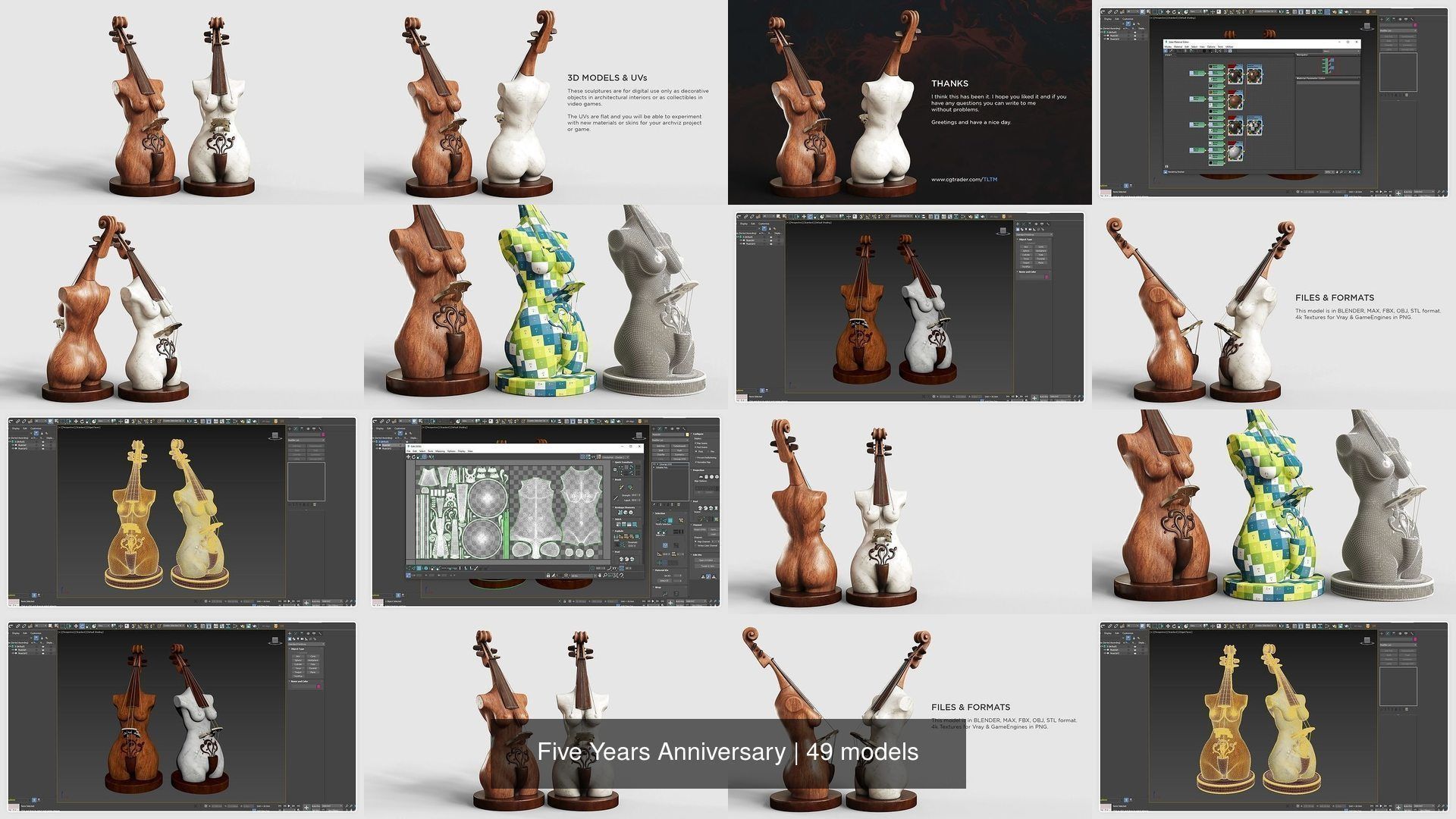 Five Years Anniversary 3D Model Collection_39