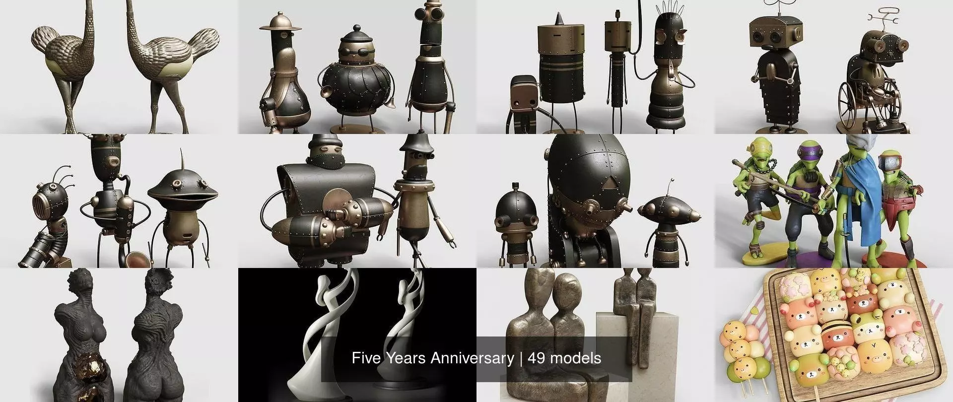 Five Years Anniversary 3D Model Collection_34