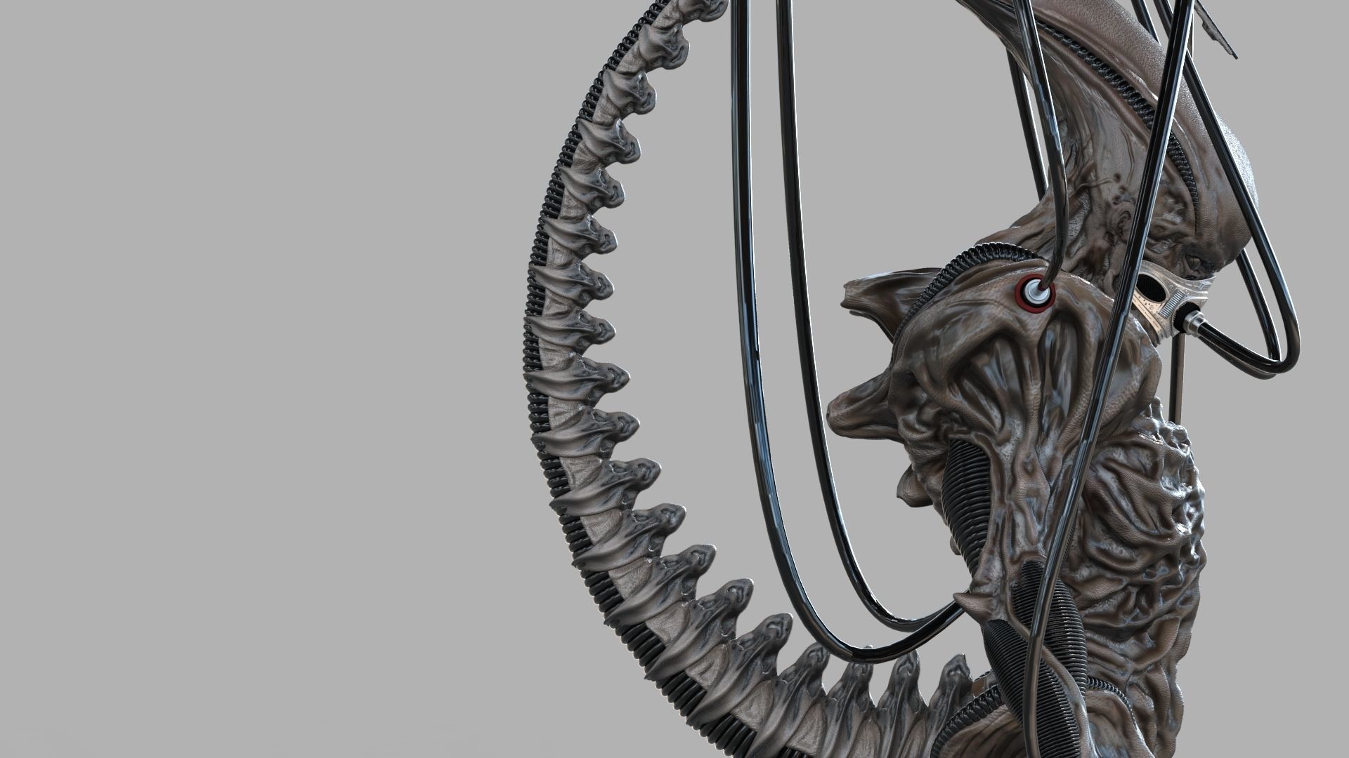 ALIEN XENO ID IN INCUBATOR 3D print model_4