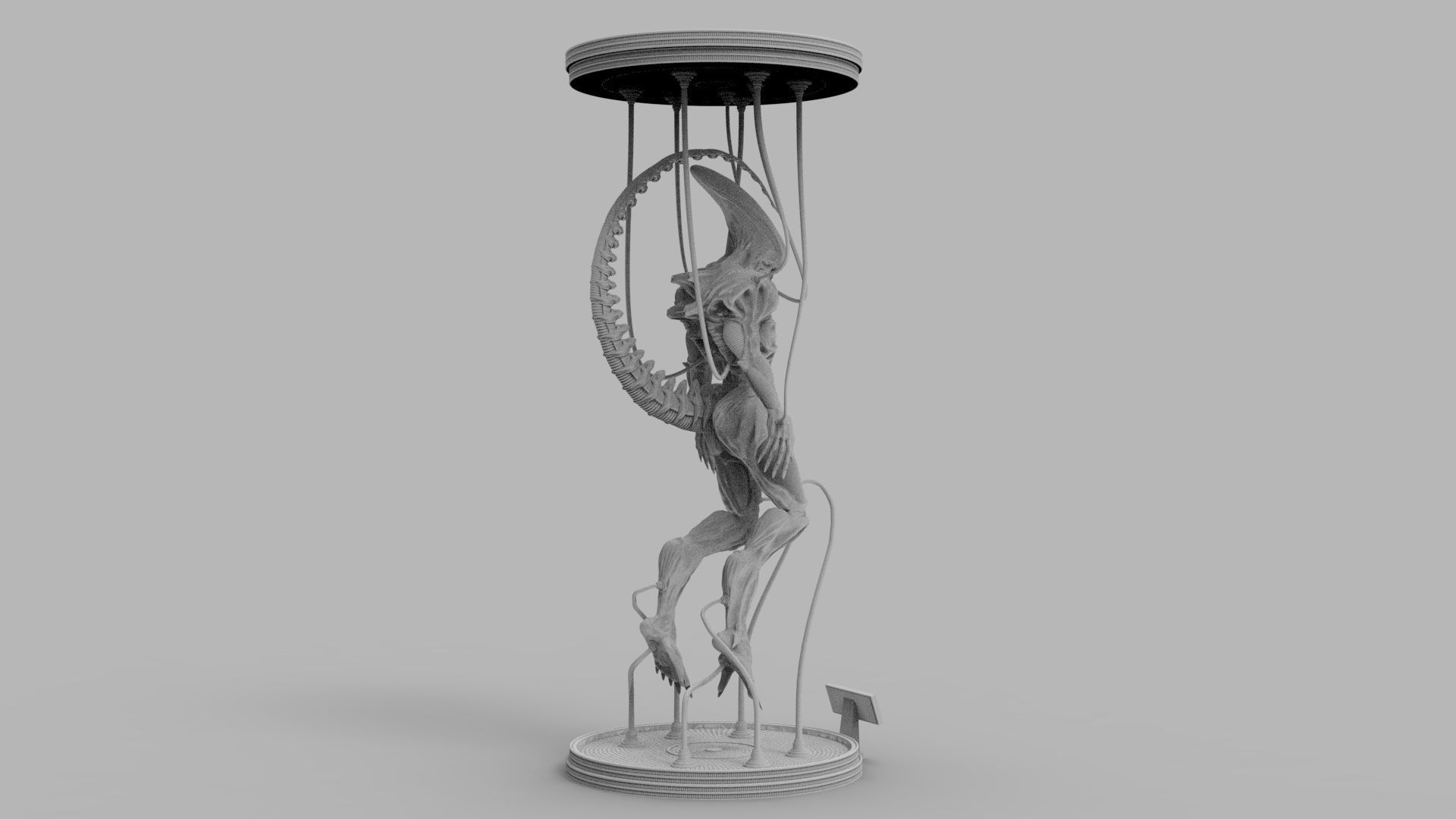 ALIEN XENO ID IN INCUBATOR 3D print model_24