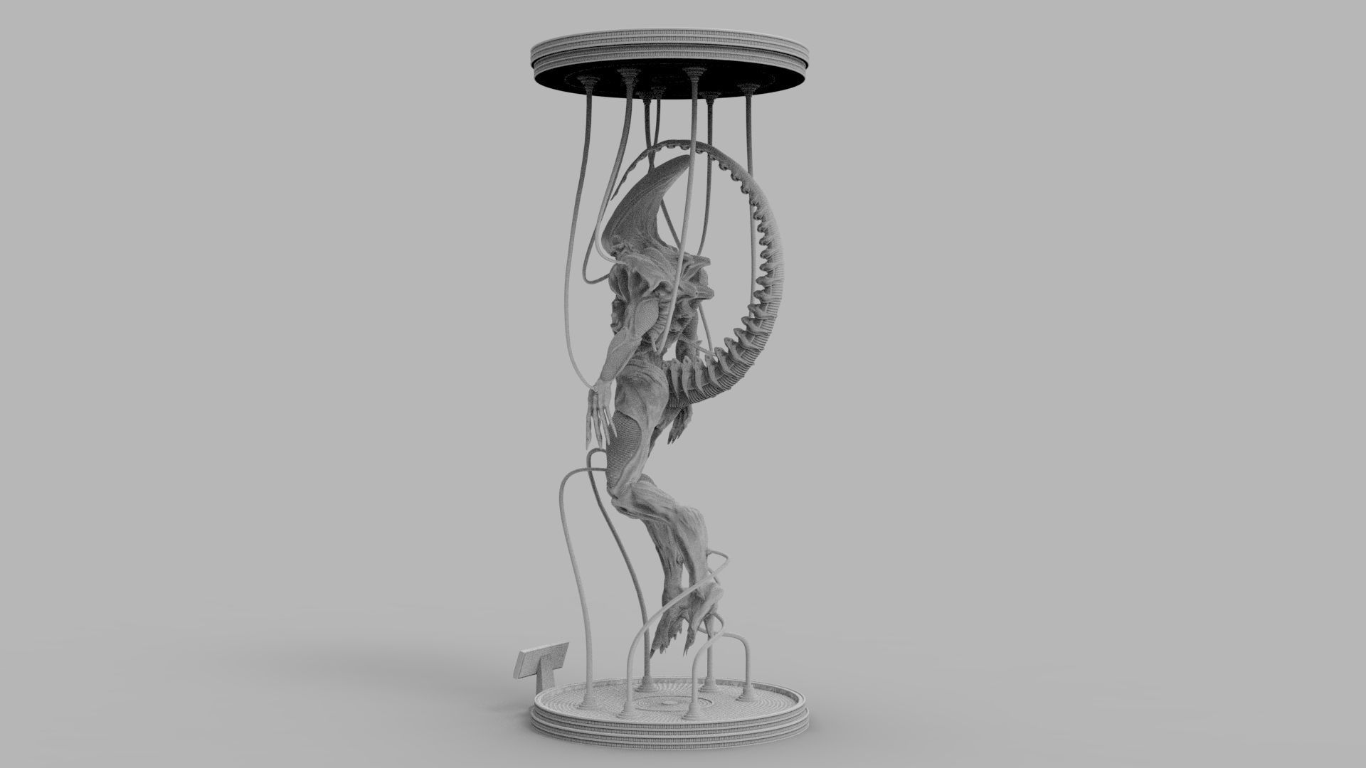 ALIEN XENO ID IN INCUBATOR 3D print model_35