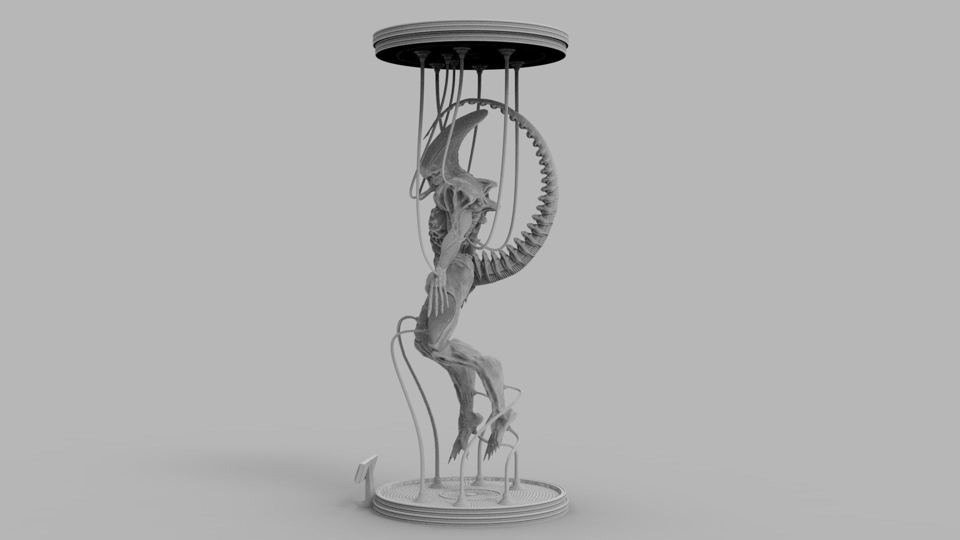 ALIEN XENO ID IN INCUBATOR 3D print model_33