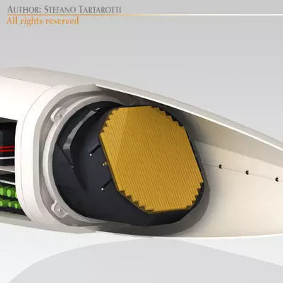 Radar Gripen 3D model_0