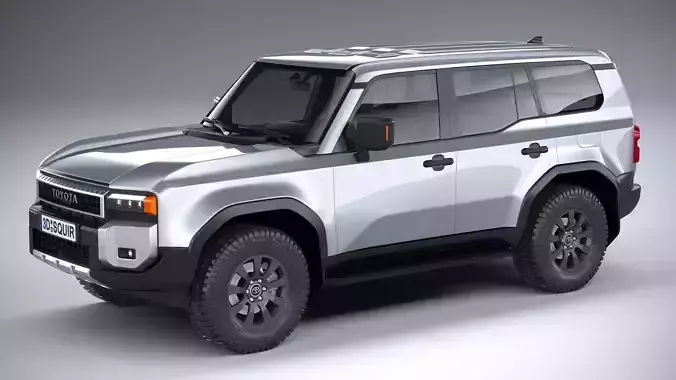 Toyota Land Cruiser 250 basic 2025 3D model