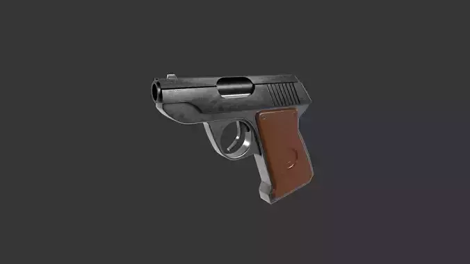 TF2 Pistol - Team Fortress 2 Low-poly 3D model
