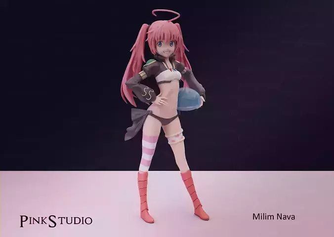 That Time I Got Reincarnated as a Slime - Milim nava 3D print model