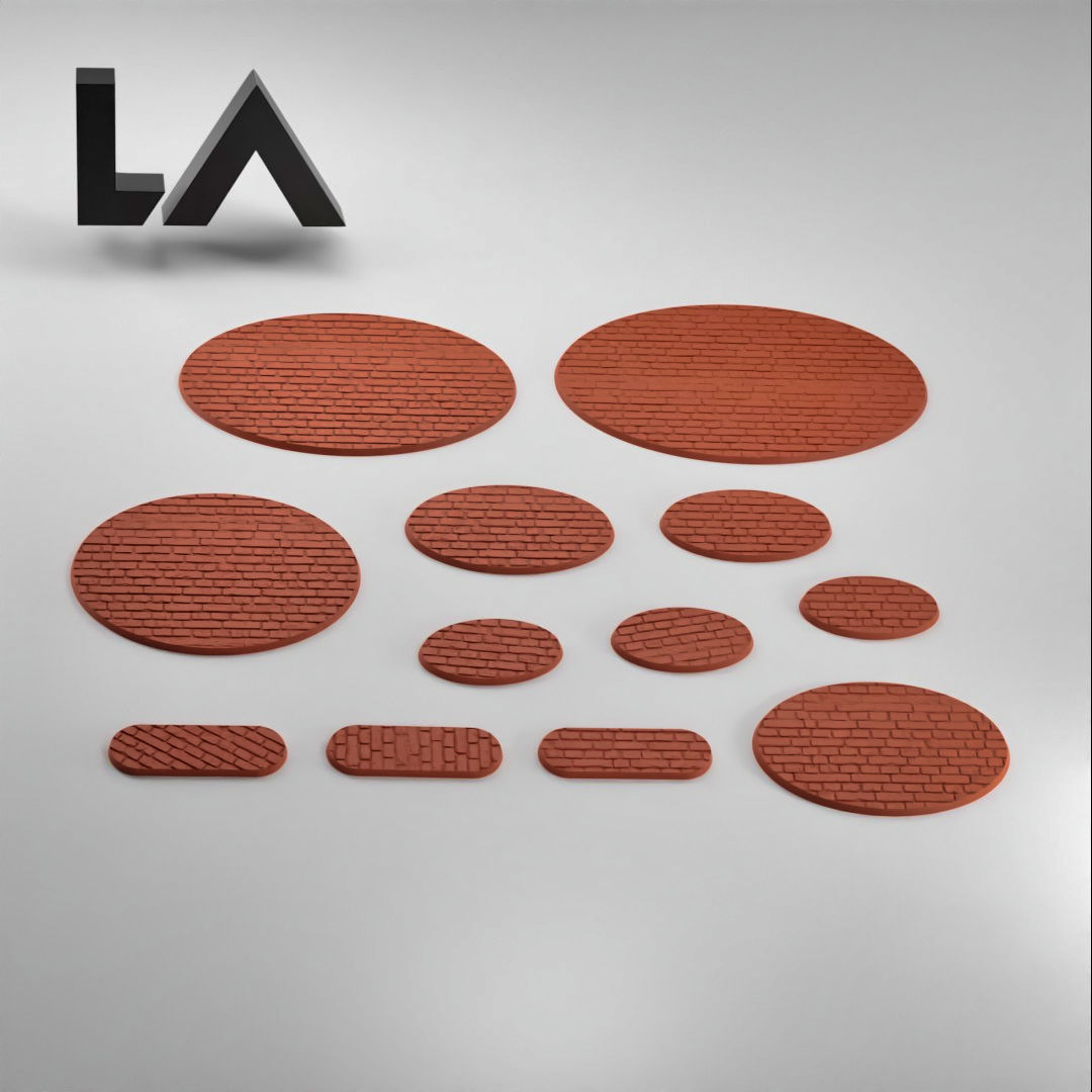 HD Base Set 12 - Brick Road  3D print model_2