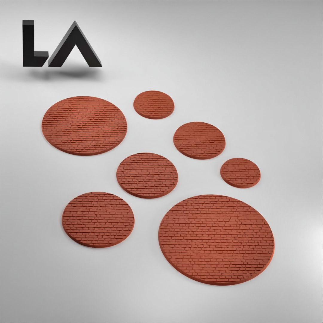 HD Base Set 12 - Brick Road  3D print model_3