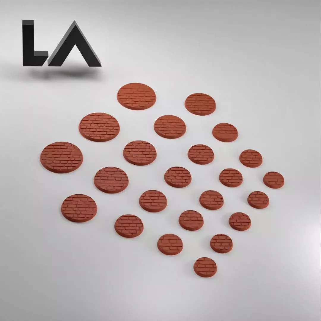 HD Base Set 12 - Brick Road  3D print model_0