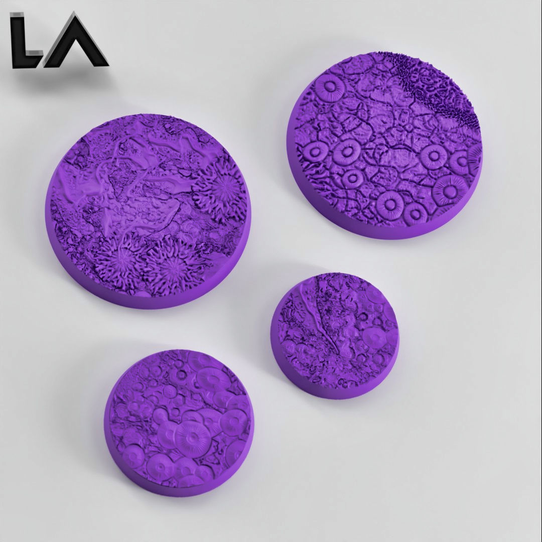 HD Base Set 14 - Corals 3D print model_1