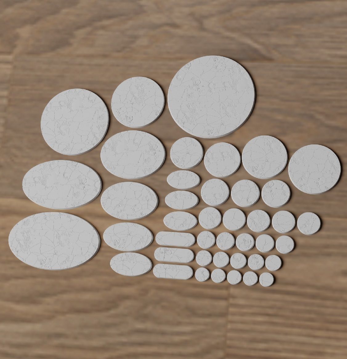 HD Base Set 16 - Damaged Road  3D print model_8