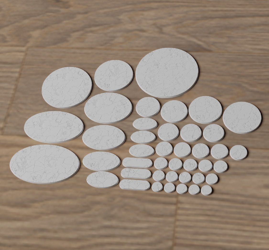 HD Base Set 16 - Damaged Road  3D print model_7