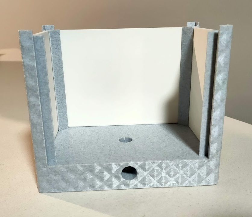 Slide-In Lithophane Lamp Base 3D print model_4