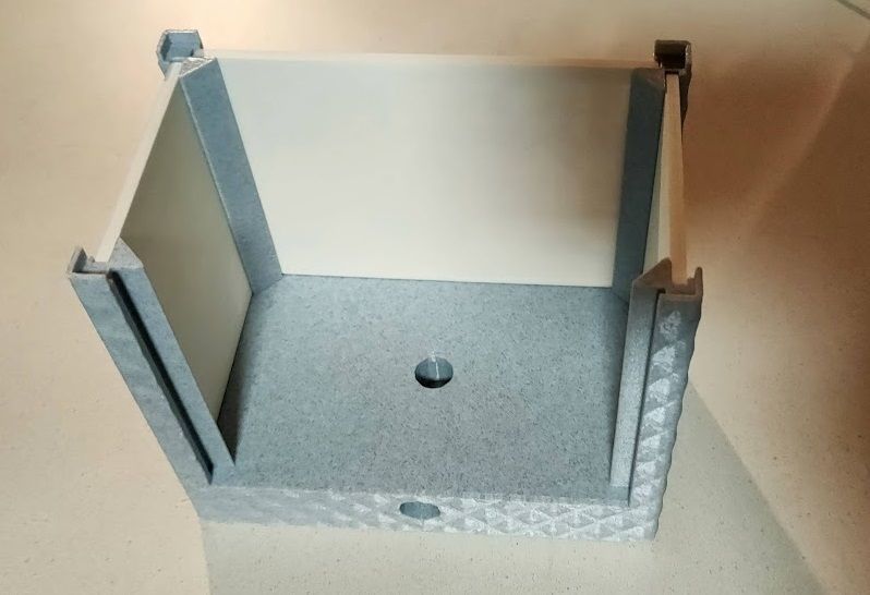 Slide-In Lithophane Lamp Base 3D print model_2