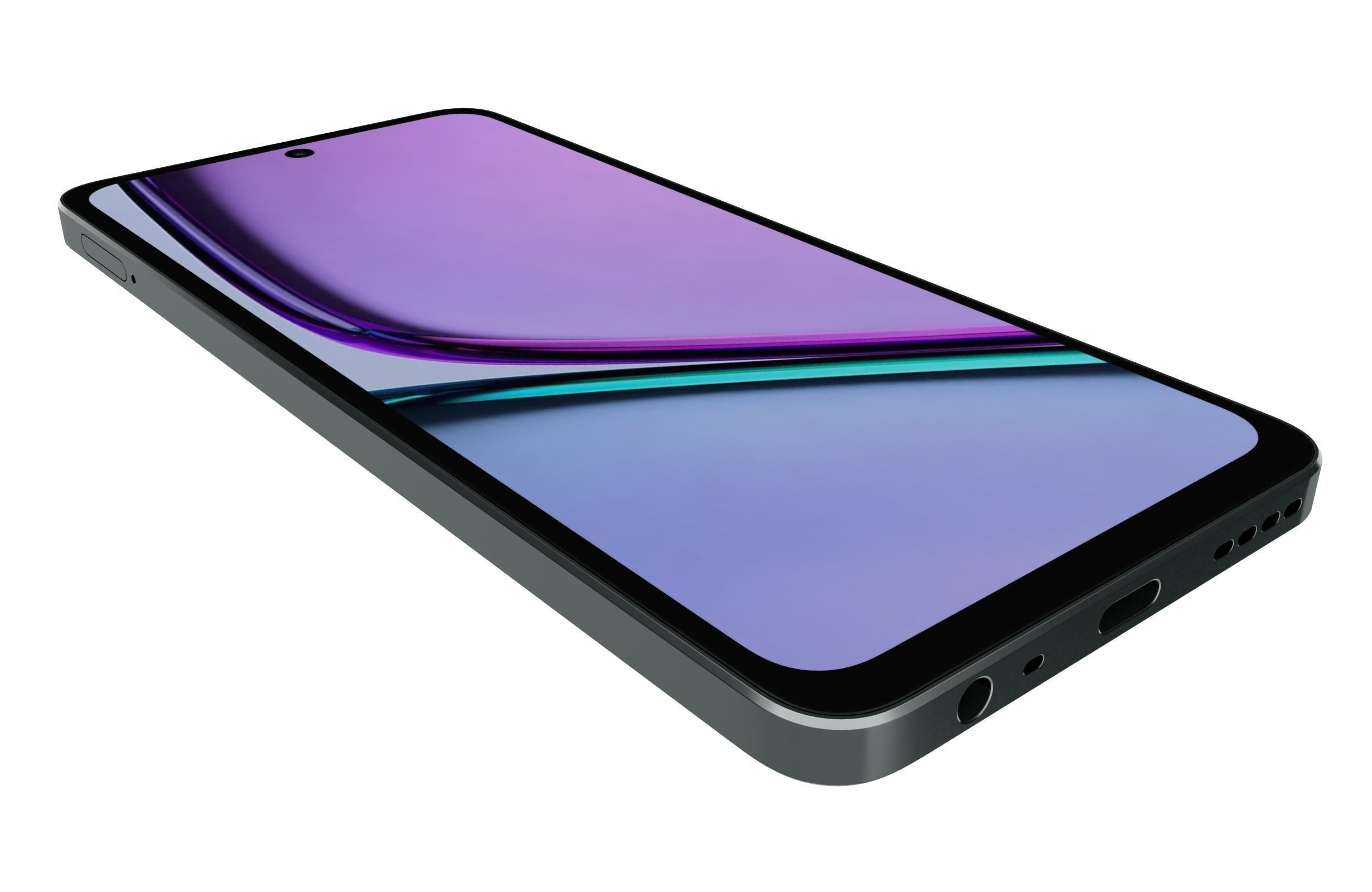 Realme C67 4G Black 3D model_12