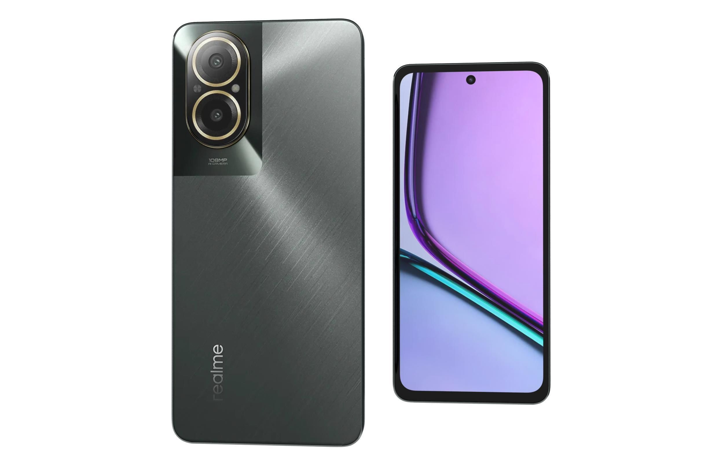 Realme C67 4G Black 3D model_9