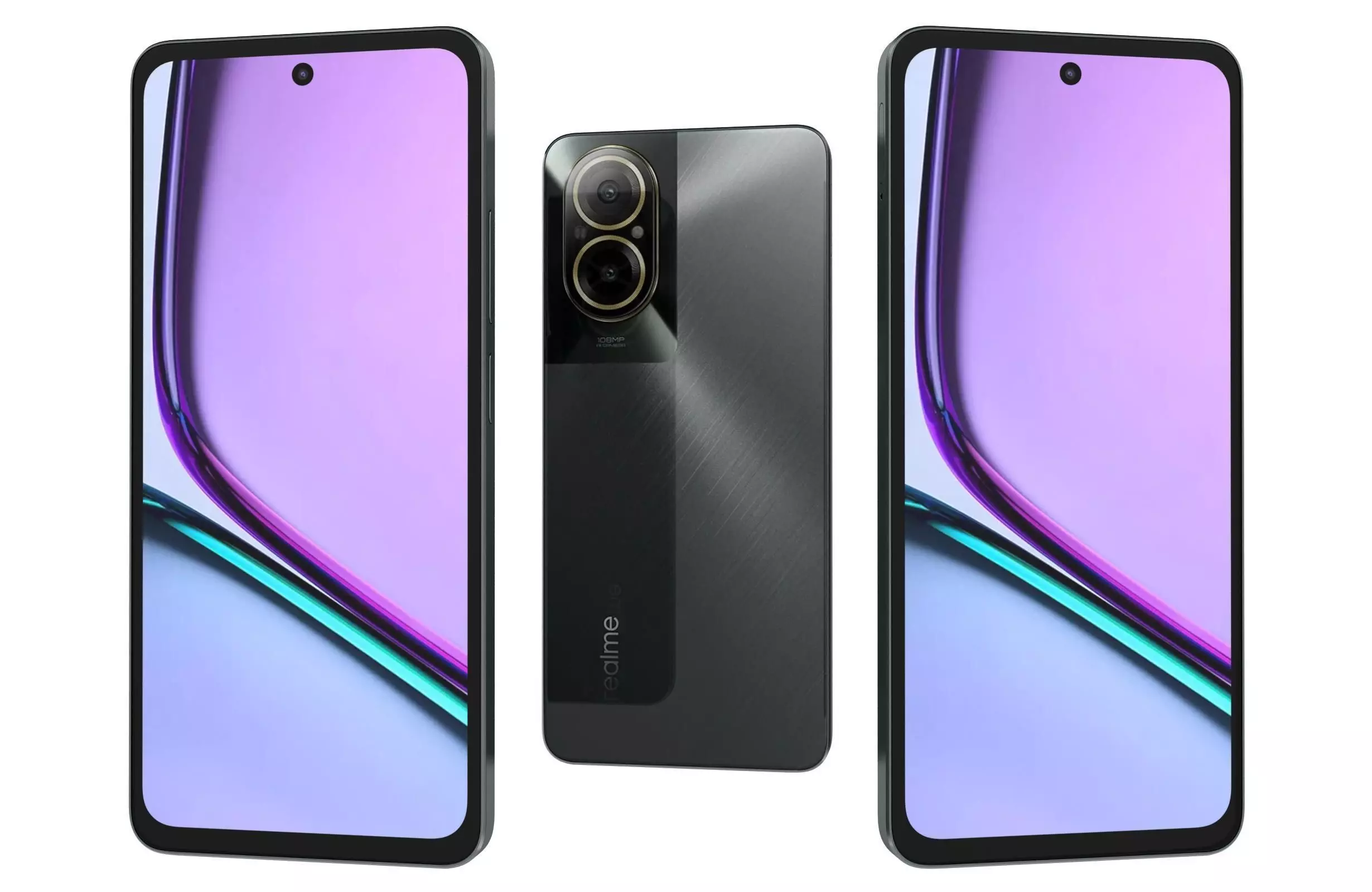 Realme C67 4G Black 3D model_0