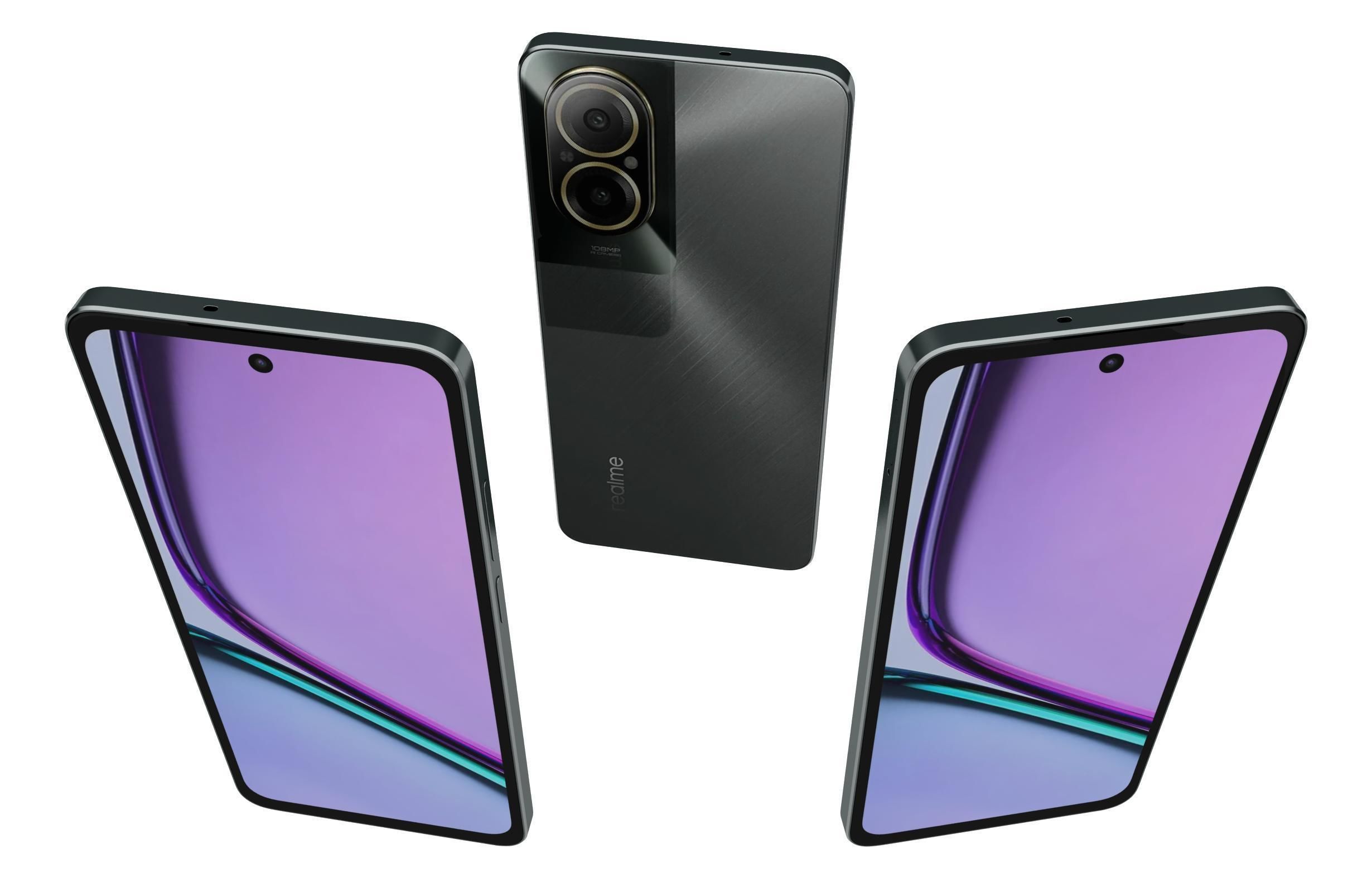Realme C67 4G Black 3D model_1