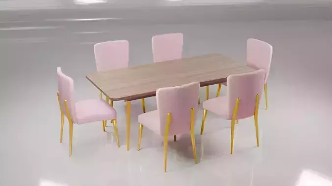 dinner table set