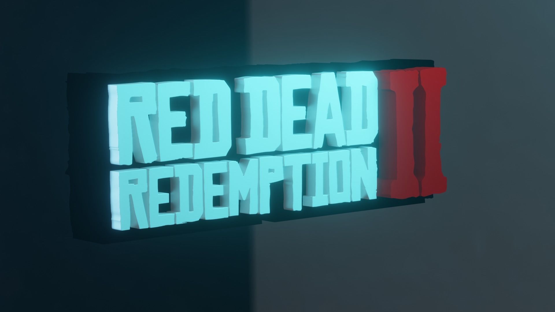 Red Dead Redemption II Logo 3D model 3D printable | CGTrader