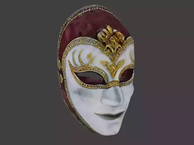 Realistic high quality Venetian carnival mask - Facemask
