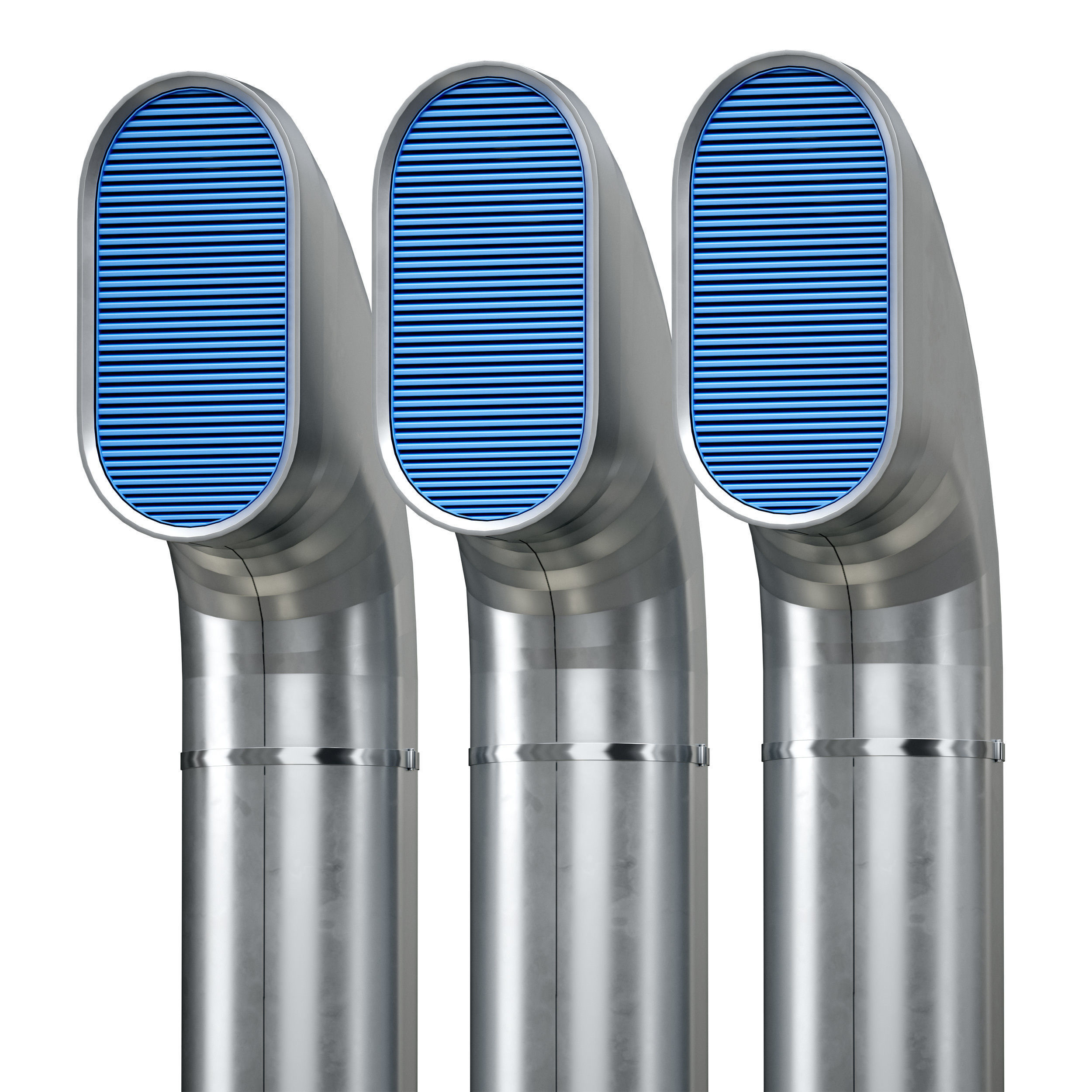 Ventilation pipe 3D model_4