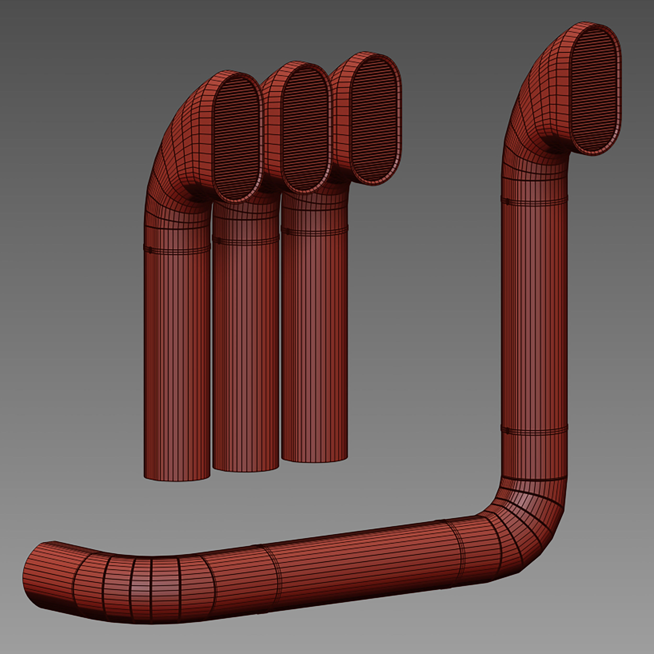 Ventilation pipe 3D model_21