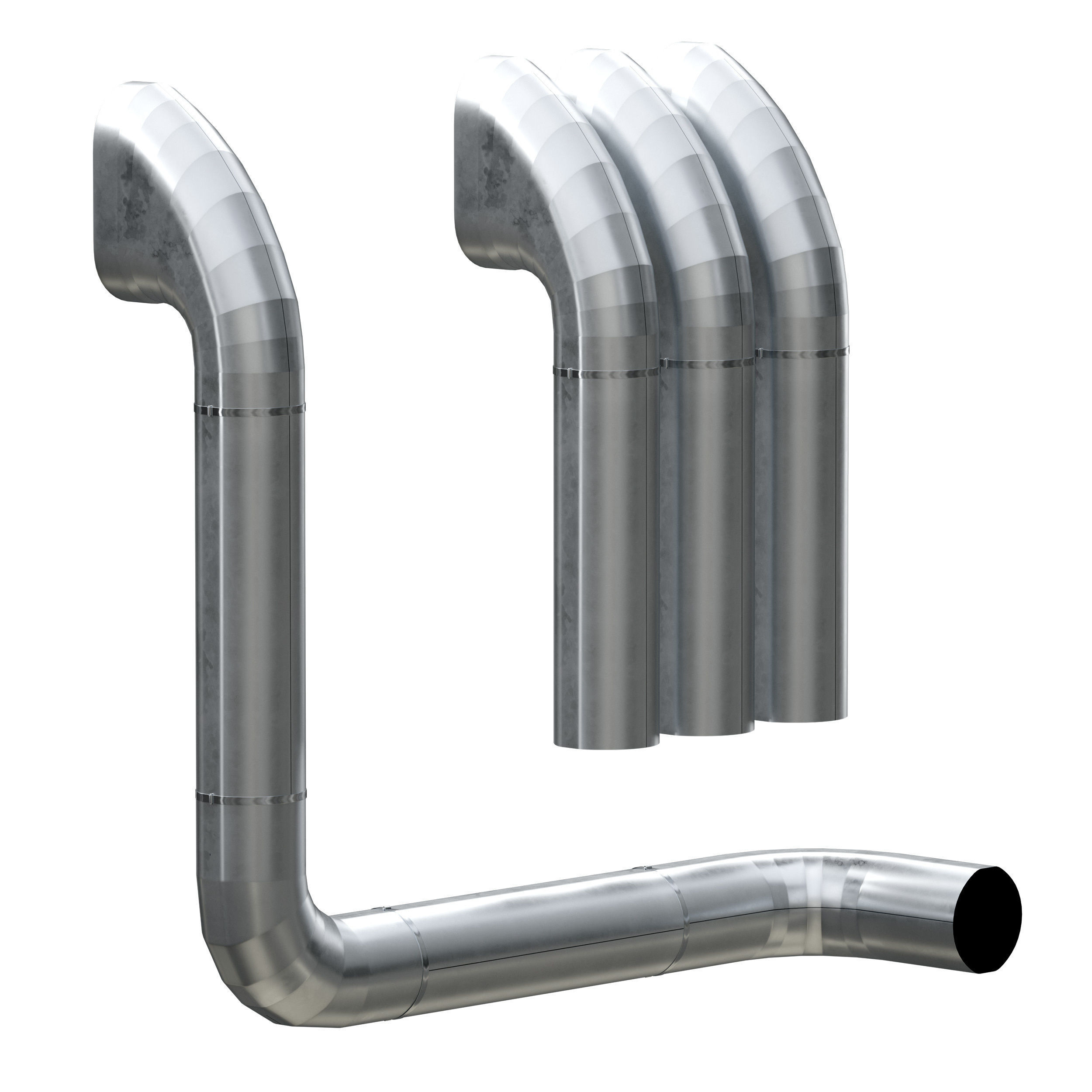 Ventilation pipe 3D model_19