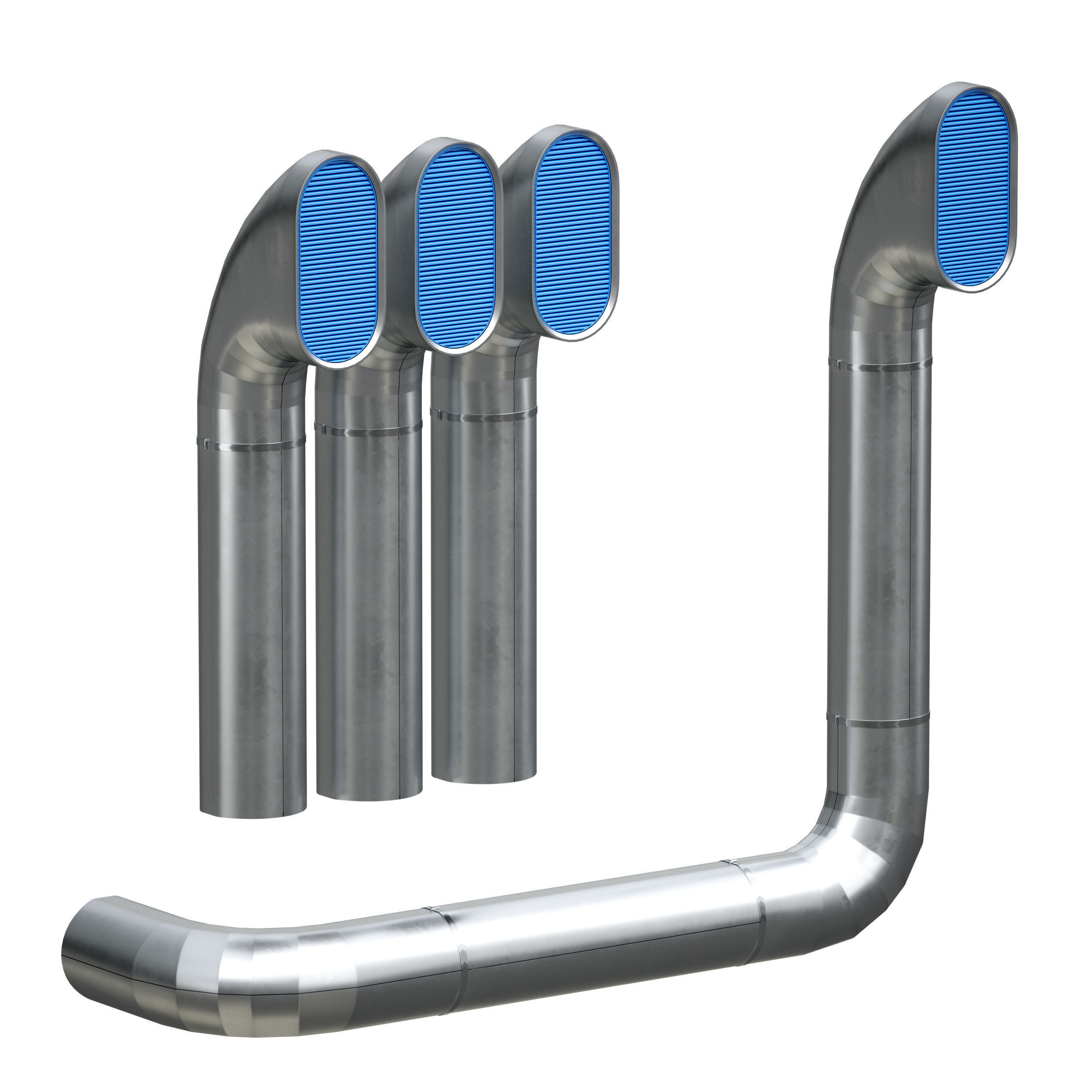 Ventilation pipe 3D model_9