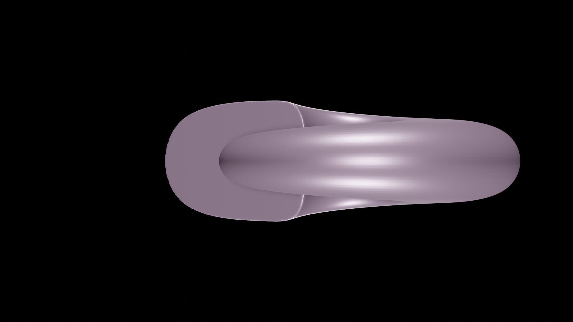 Discocone shell smooth surface 3D print model_2