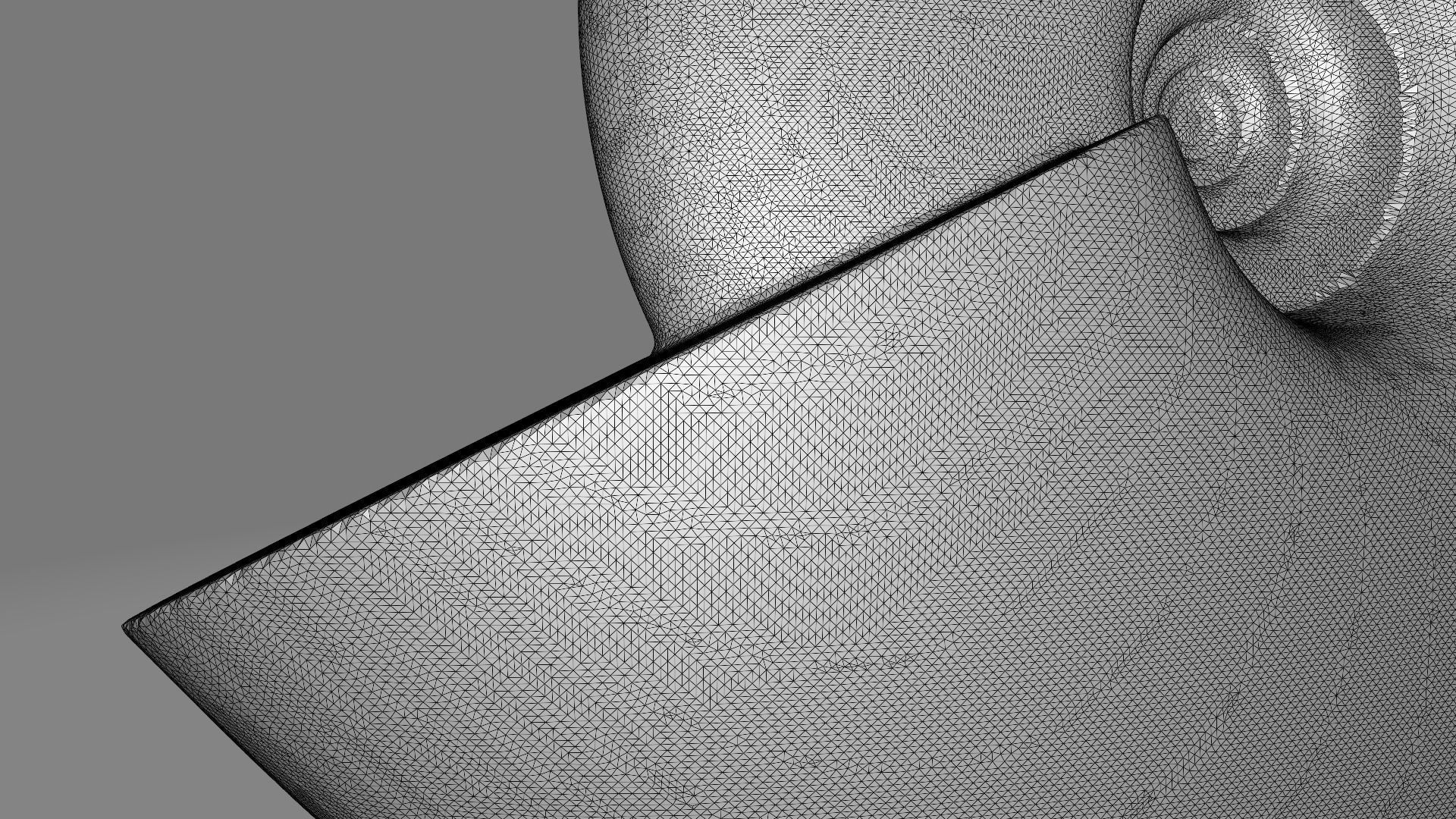 Discocone shell smooth surface 3D print model_9