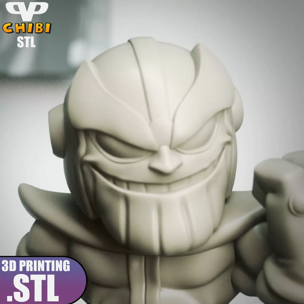 Thanos Chibi STL for 3D Printing ChibiSTL 3DXM 3D print model_4