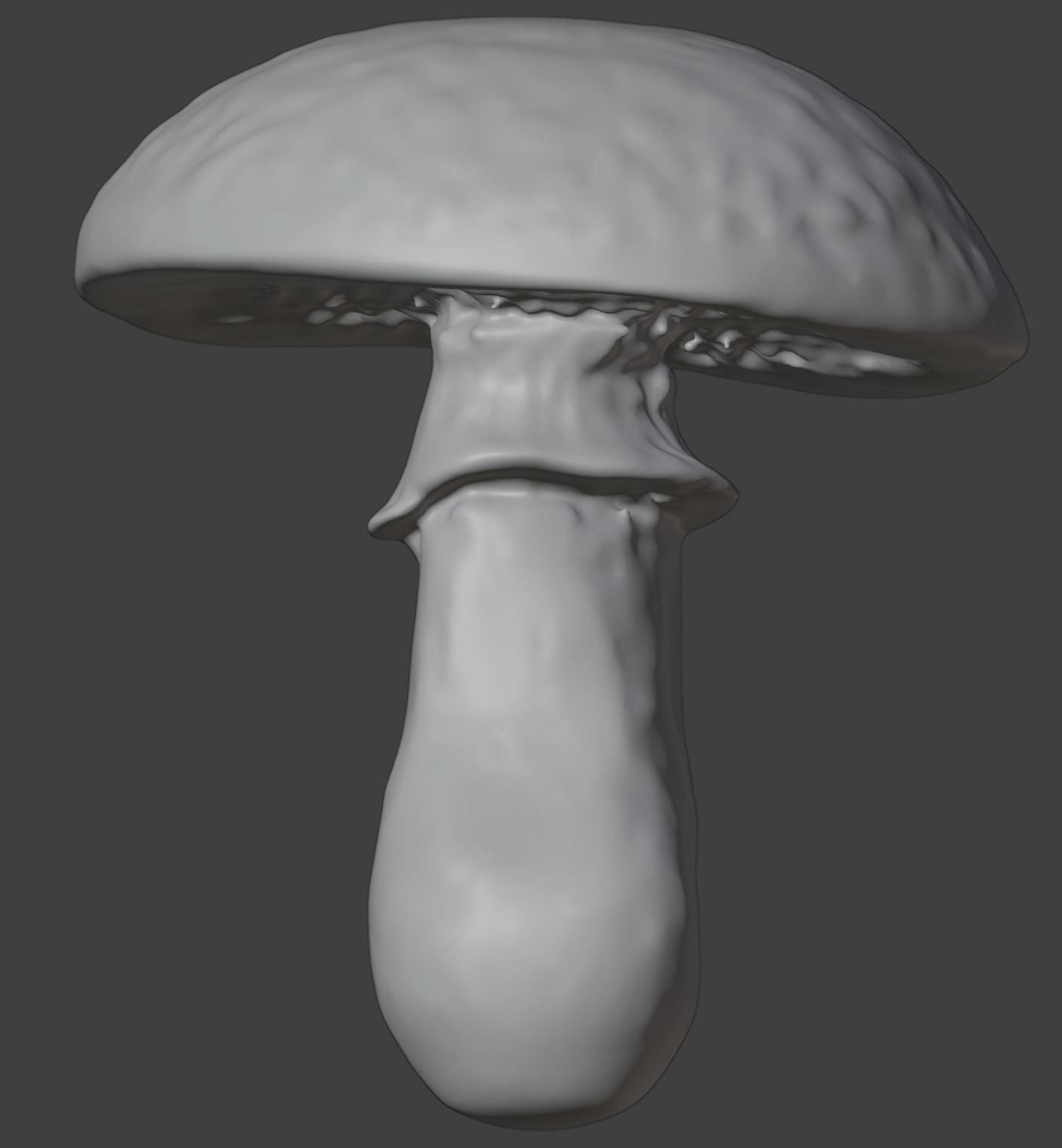 Realistic high quality red fungus - Mushroom 3D model_8