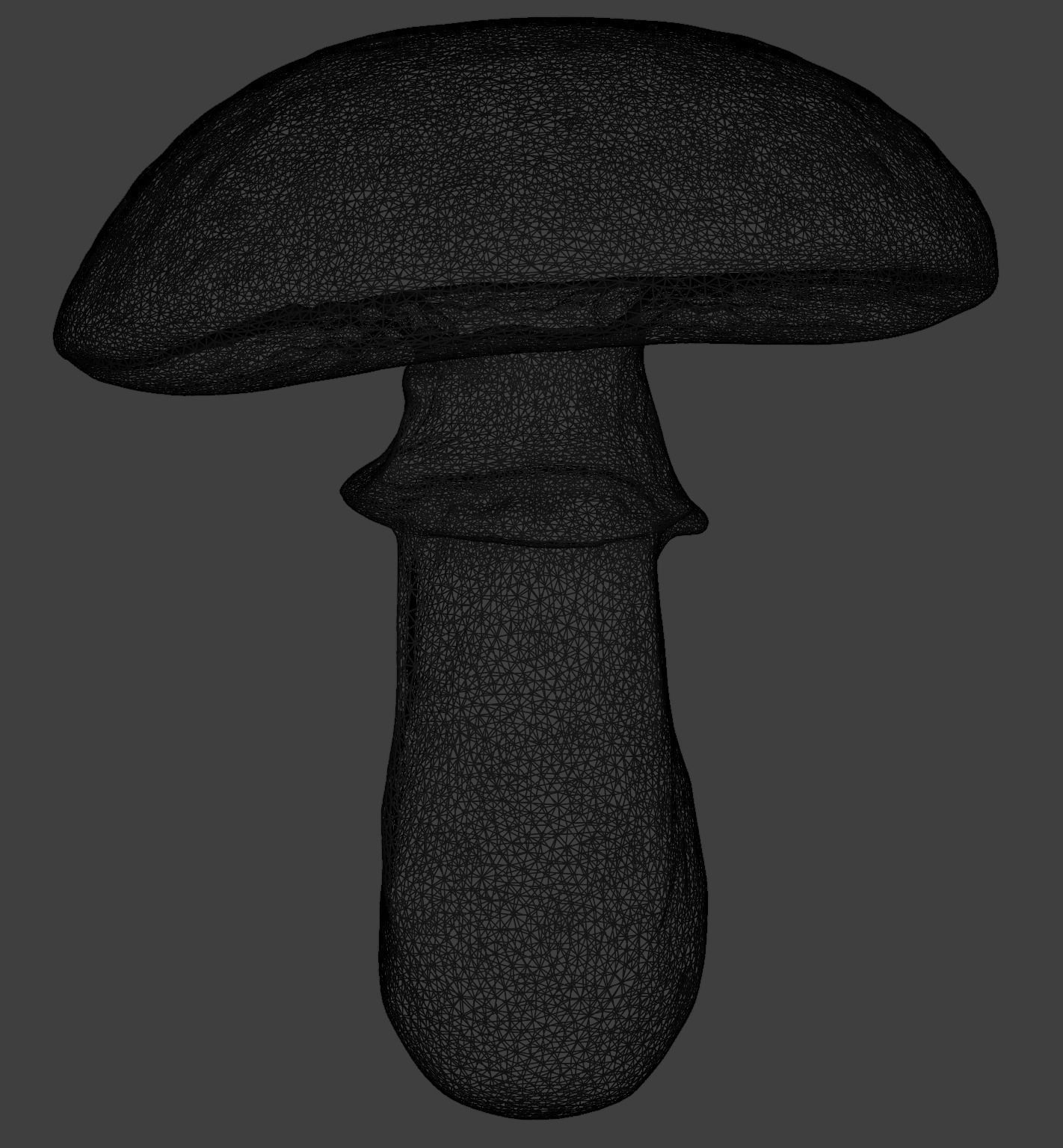 Realistic high quality red fungus - Mushroom 3D model_2