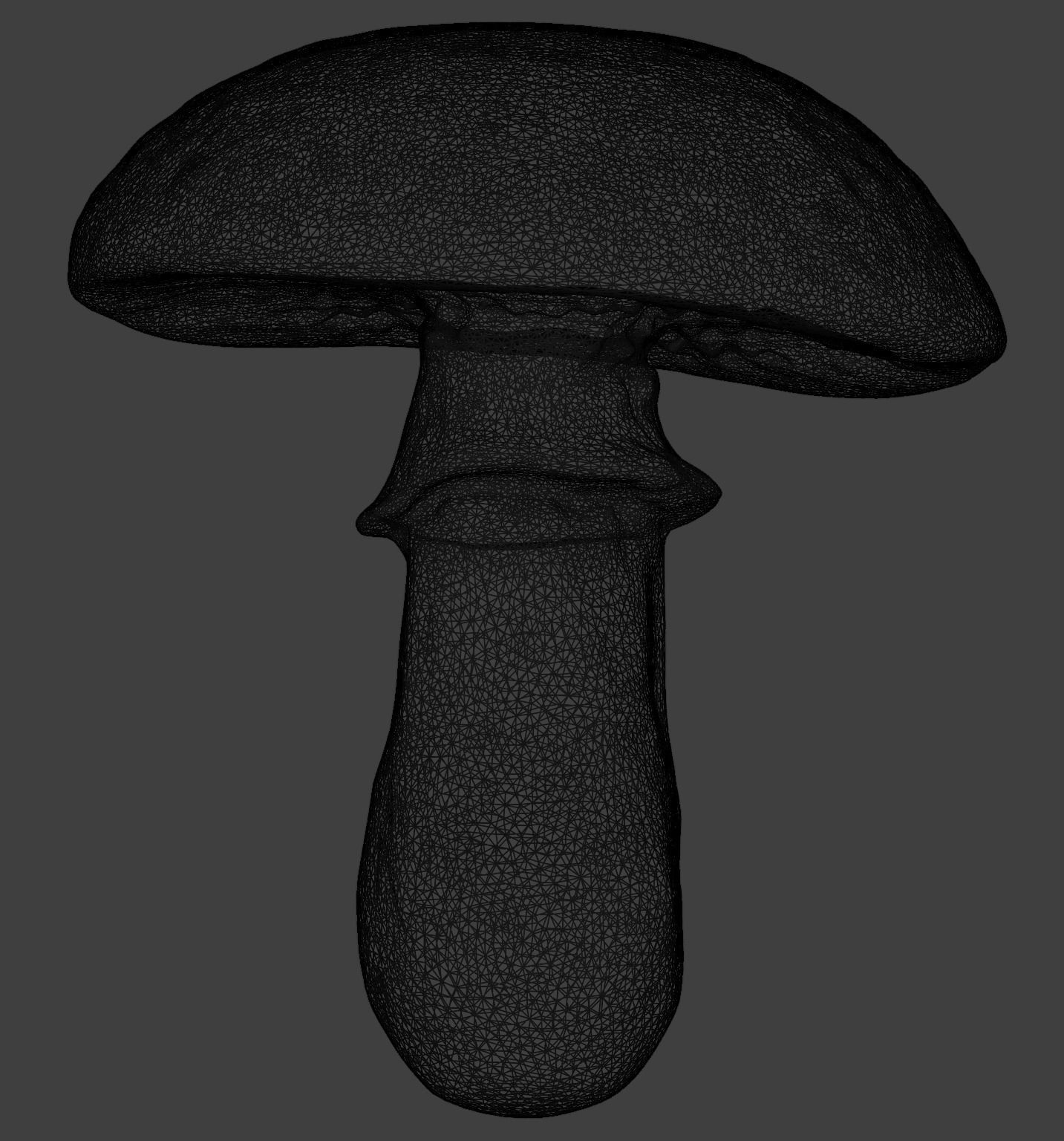 Realistic high quality red fungus - Mushroom 3D model_4